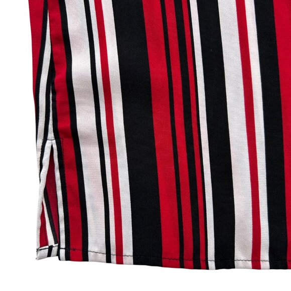 Catherines 3/4 Sleeve Striped Button Up Shirt (1X WP) - Picture 11 of 14